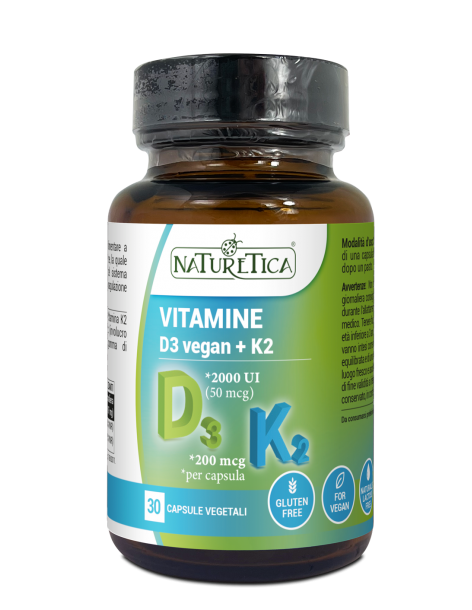 Vitamina D3 + K2 - Naturetica