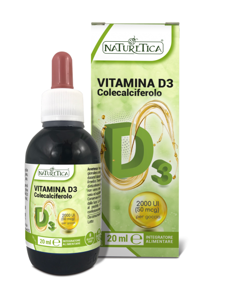 Vitamina D3 gocce colecalciferolo - Naturetica